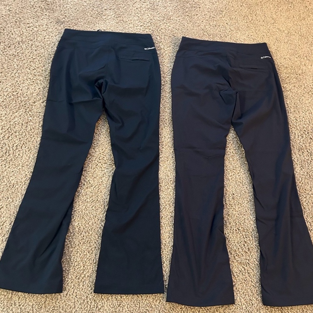 Columbia women’s hiking/Trail pants Black.